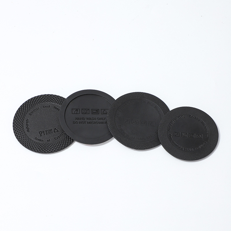 New thermos cup gasket accessories label coaster black dot anti-skid pad large manufacturers wholesale