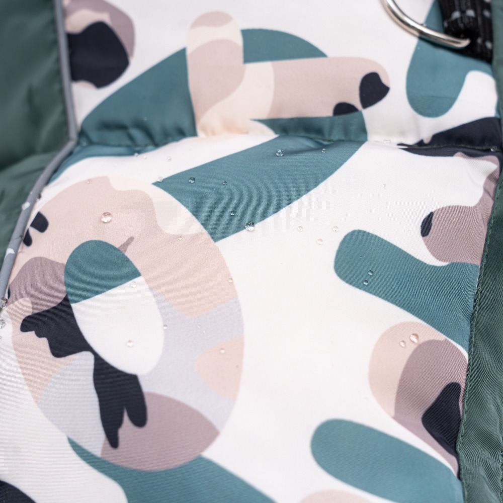 Pet clothes factory direct thick camouflage conjoined four-legged clothing autumn and winter waterproof dog cotton-padded jacket pet clothing