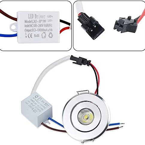 Led Mini Small Spotlight 1W Watt Opening 4.5 cm 4Cm40/45Mm Embedded Wine Cabinet Light Bull's Eye Downlight