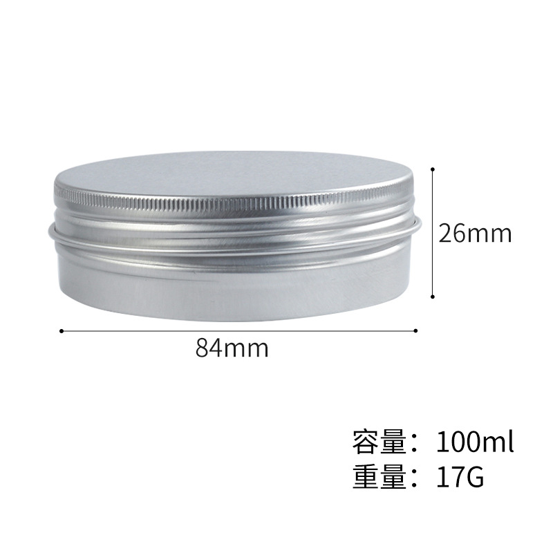 Tobacco Box Portable Aluminum Alloy Pipe Grass Sealed Box Round Thread Moisture-Moisture-proof Storage Cigarette Box
