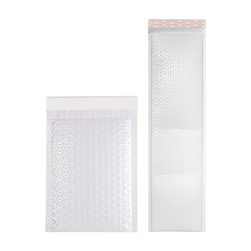 Composite Pearlescent Film Bubble Bag Long Small Opening Bubble Bag Envelope Bag Bubble Wrap Waterproof Foam Self-Adhesive Bag