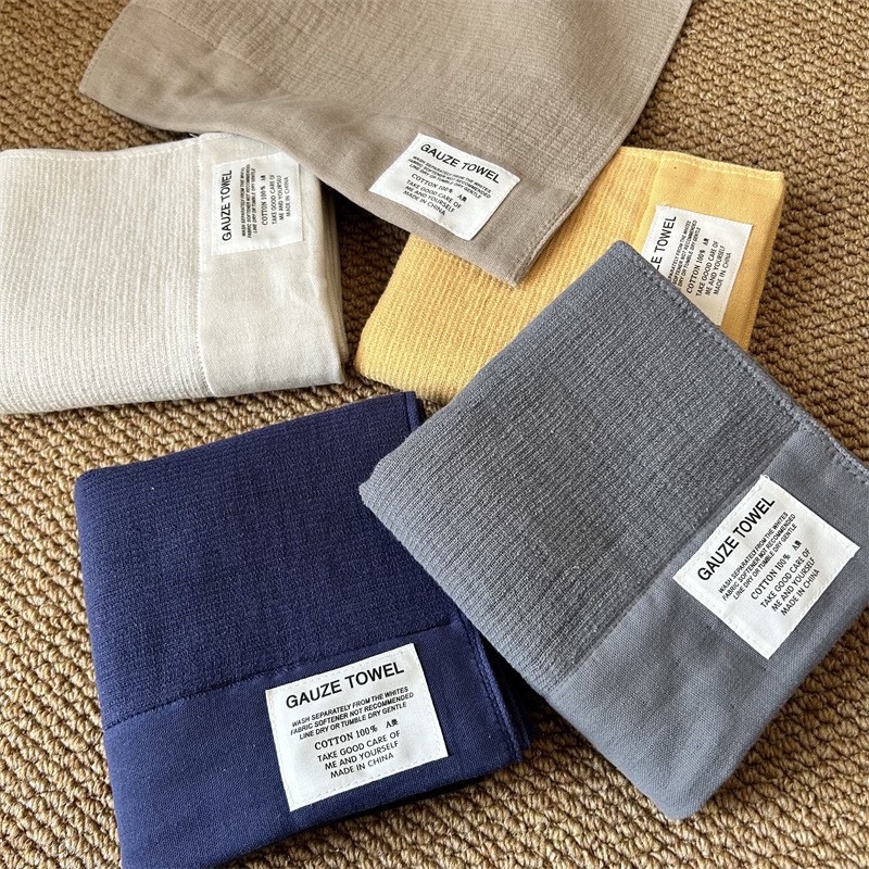 Полотенце из хлопкового газа для ванной, мягкое и приятное к коже