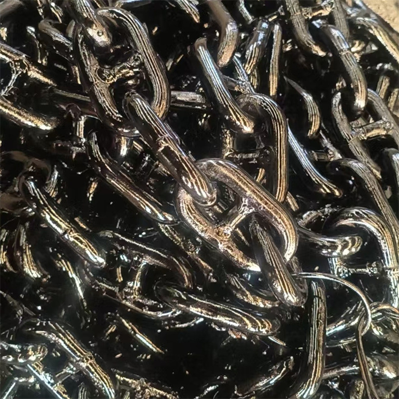 Customized 6mm Port Dock Ship Ring 14Mm-80Mm Stepless Welding Anchor Chain Marine Anchor Chain