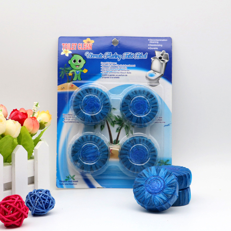 Синий пузырьковый очиститель туалета, натуральный аромат, оптовая продажа
