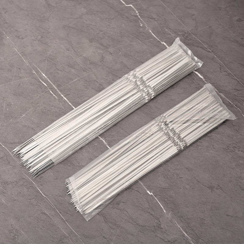 Wholesale Stainless Steel Barbecue Swatch Lamb Barbecue Swatch Round Swatch Flat Swatch Reusable Threaded Stainless Steel Flat Swatch