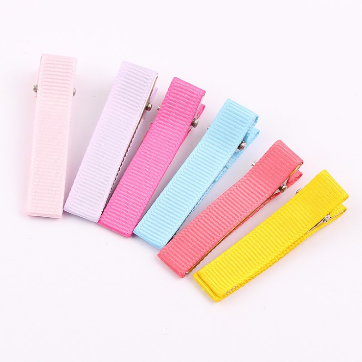 Children's Duckbill Clip All-inclusive Hairpin Double-fork Cloth Clip Hairpin Diy Bottom Clip Bow Handmade Bag Rib Belt