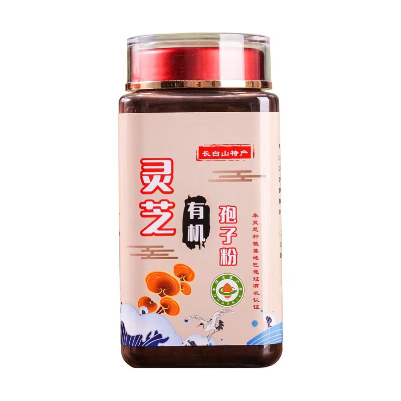 Ganoderma lucidum spore powder origin straight hair self-produced robe powder Changbai mountain basswood ganoderma lucidum powder ganoderma lucidum spore powder