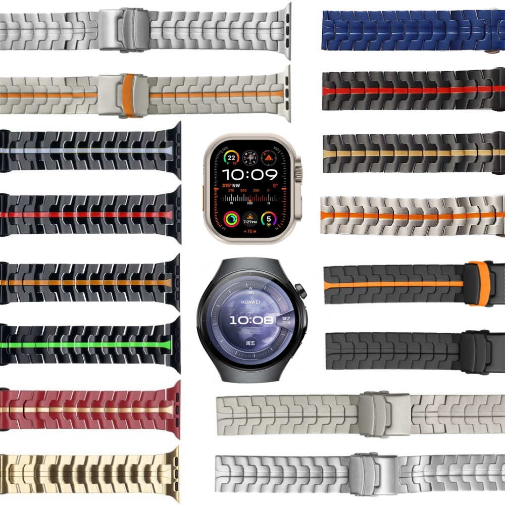 Подходит для iWatch Ремешок для Apple Watch Чистый титан Ultra3 Титановый металлический ремешок Iron Man S11 из нержавеющей стали 22мм