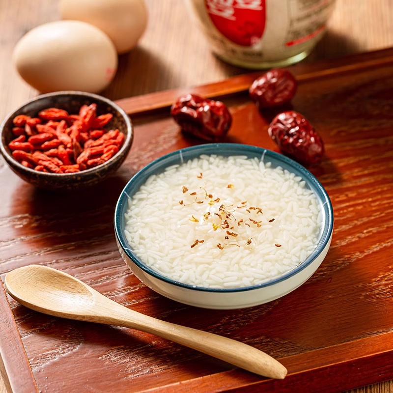 Rice mother-in-law fermented rice wine 400g Hubei Xiaogan farmhouse brewed glutinous rice sweet distiller's grains small package