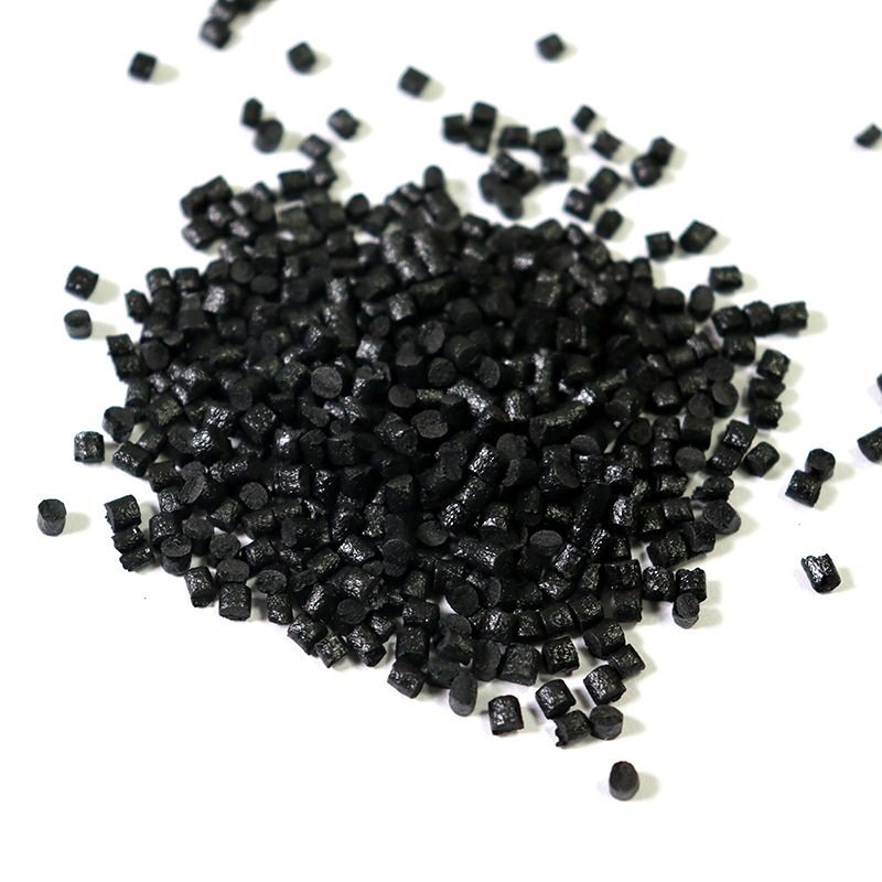 Black Nylon Plus Fiber Pa Single 6 Plastic Particles Flame Retardant Loop Modified Pa6 Fiberglass Enhanced 10% 15% 25% 30%