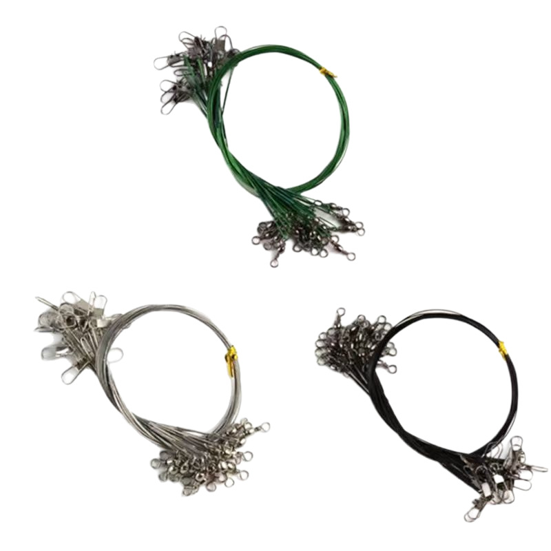Manufacturer Wholesale Luya Front Wire Anti-Bite Wire Double-Ended Steel Wire Line Sub Fishing Gear Accessories