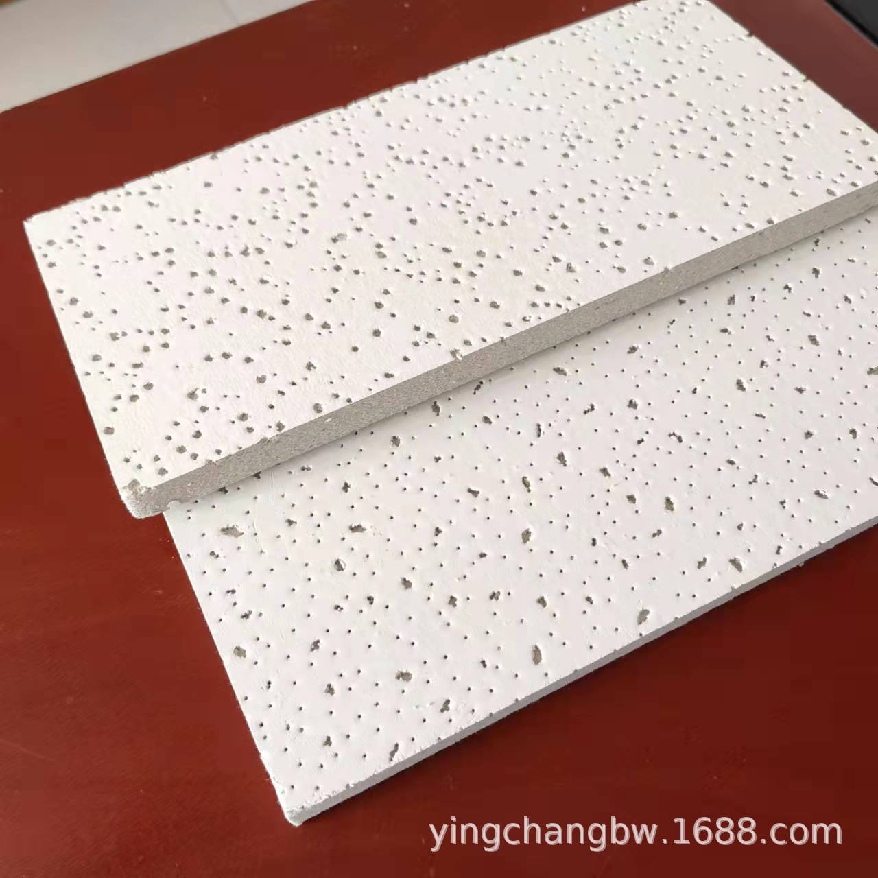Sandblasting Hidden Insert, Special-Shaped Mineral Cotton Ceiling Specially Used for Sound-Absorbing, Sound-Insulating, Fire-Proof and Moisture-Proof Public Places