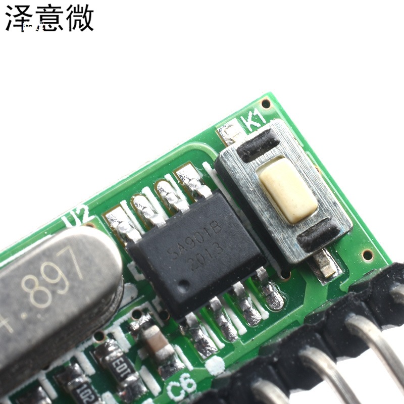 43 wireless receiving module with learning 315mHz four-way home remote control wireless receiving module