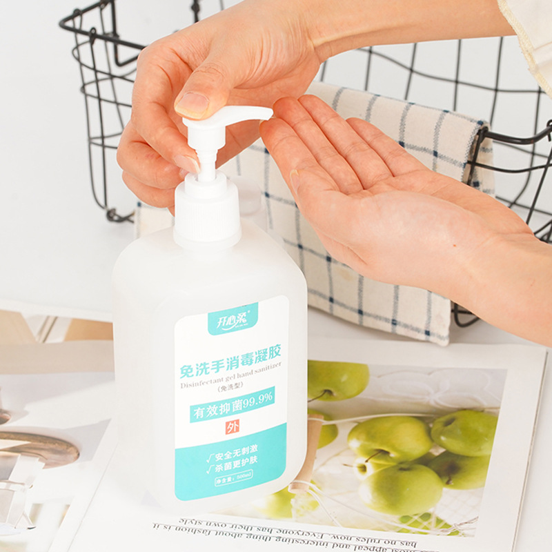 No-Rinse Disinfectant Gel 500ml No-Rinse Alcohol Antibacterial Disinfectant Liquid in Stock for Hotels and Schools Antibacterial