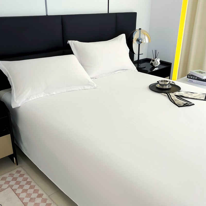 Cross-border solid color sheets to buy student dormitory single sheets Amazon hot items wholesale washed cotton sheets