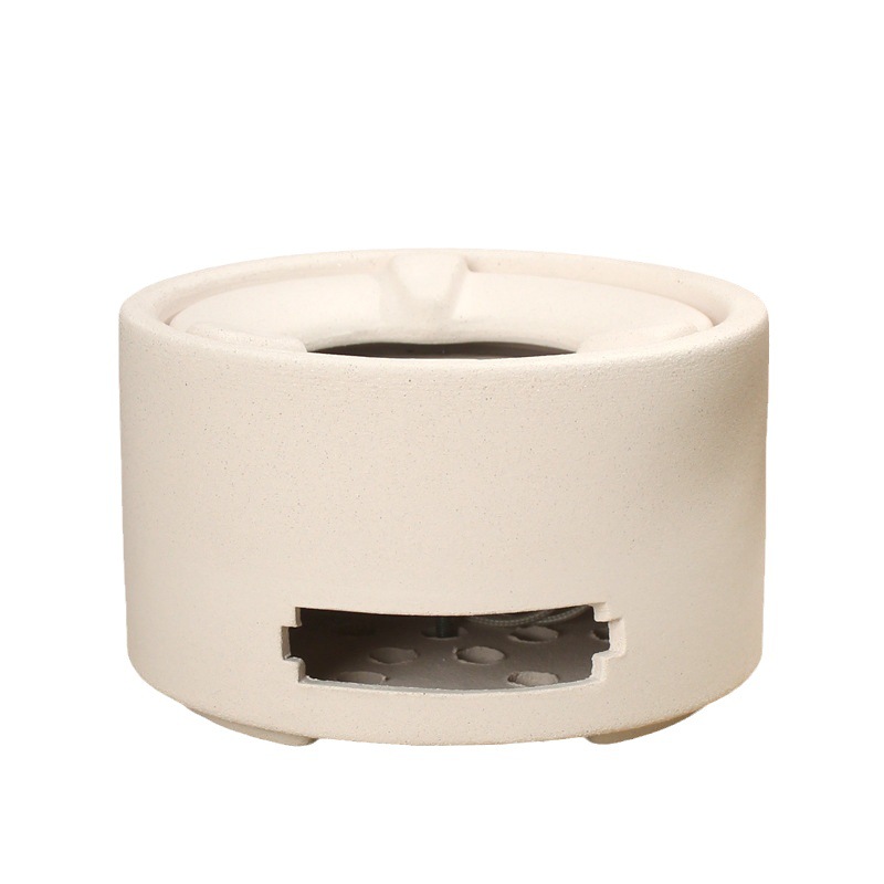 White mud electric wire stove electric charcoal stove Kung Fu Tea stove tea cooker 420W electric ceramic stove Japanese household tea stove warm tea