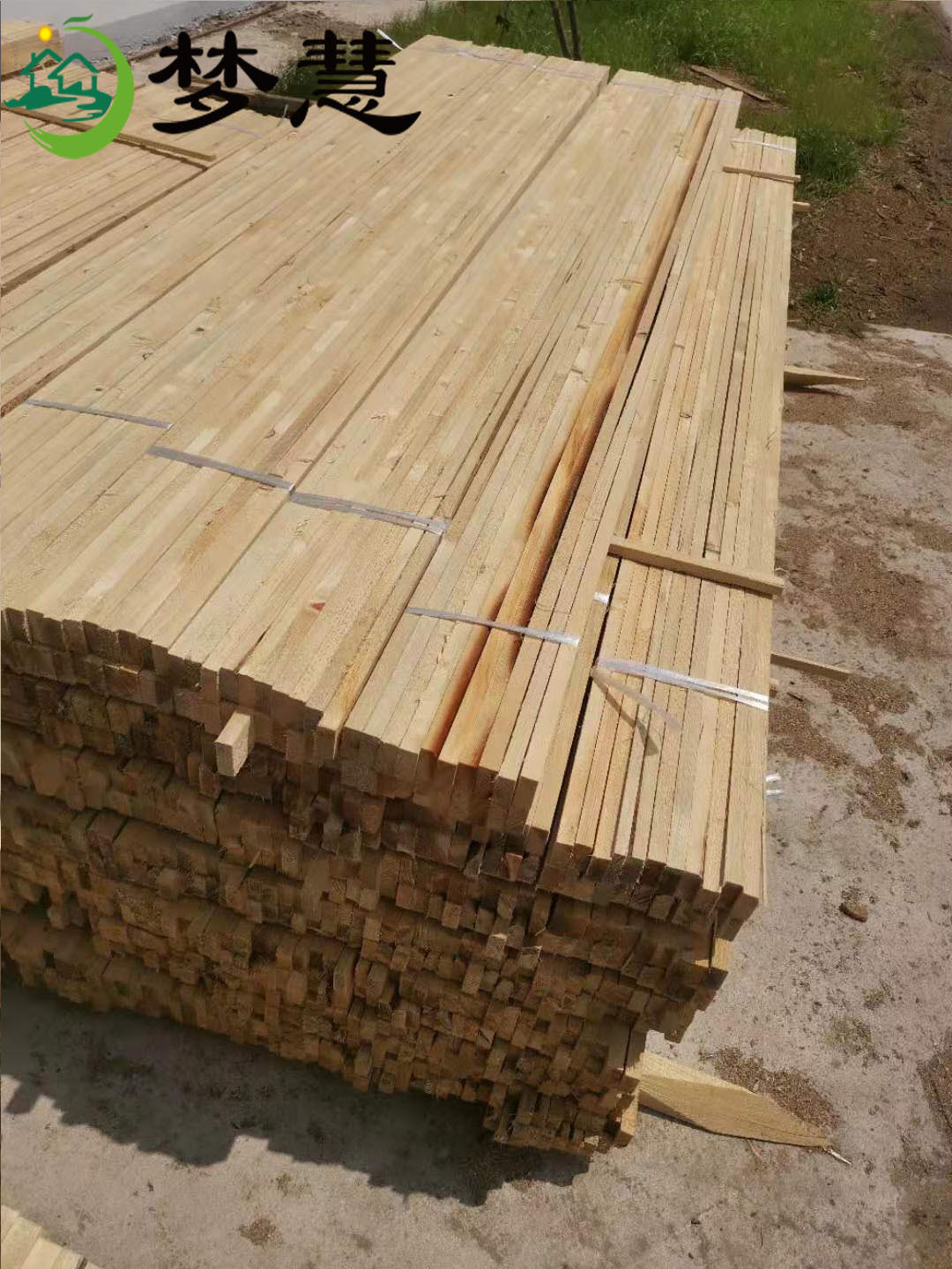 Menghui wooden frame wooden strip packaging wooden strip logistics wooden strip packing box wooden strip wooden frame thin narrow wood