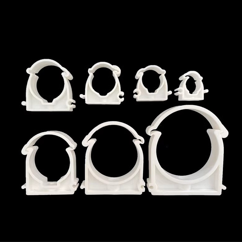 Ppr pipe clamp U-shaped fixed buckle water pipe clamp large row buckle fixed 16 20 25 32 high leg 4 points 6 points