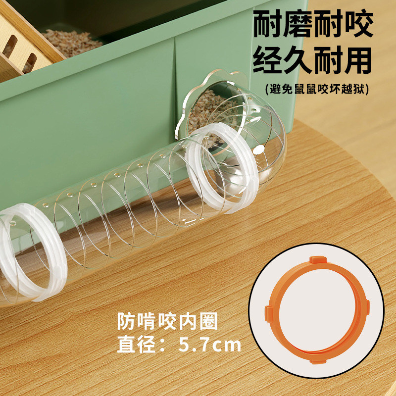 Acrylic Fully Transparent House Hamster Cage Cheap Large Villa Golden Bear Supplies Nest