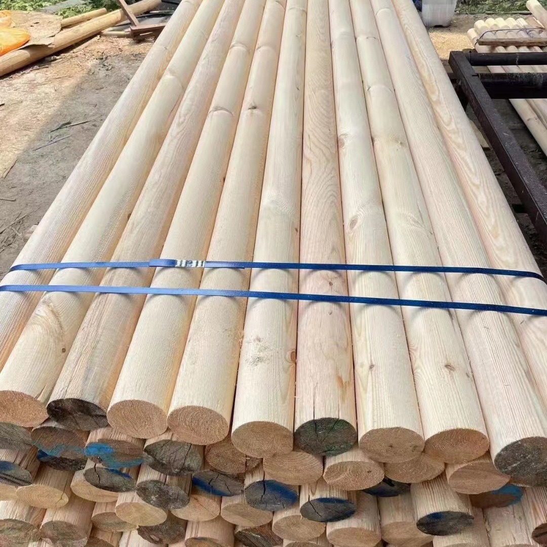 Anticorrosive Wood Cylinder Pinus sylvestris Cylinder Citi Cylinder Round Rod Wood Pillar Ancient Construction Wood Beam Log Log Log Column