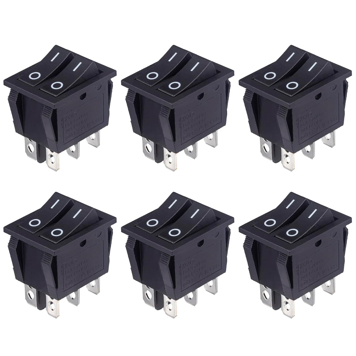 Vexunga двойной переключатель 6-полюсный Вкл/Выкл