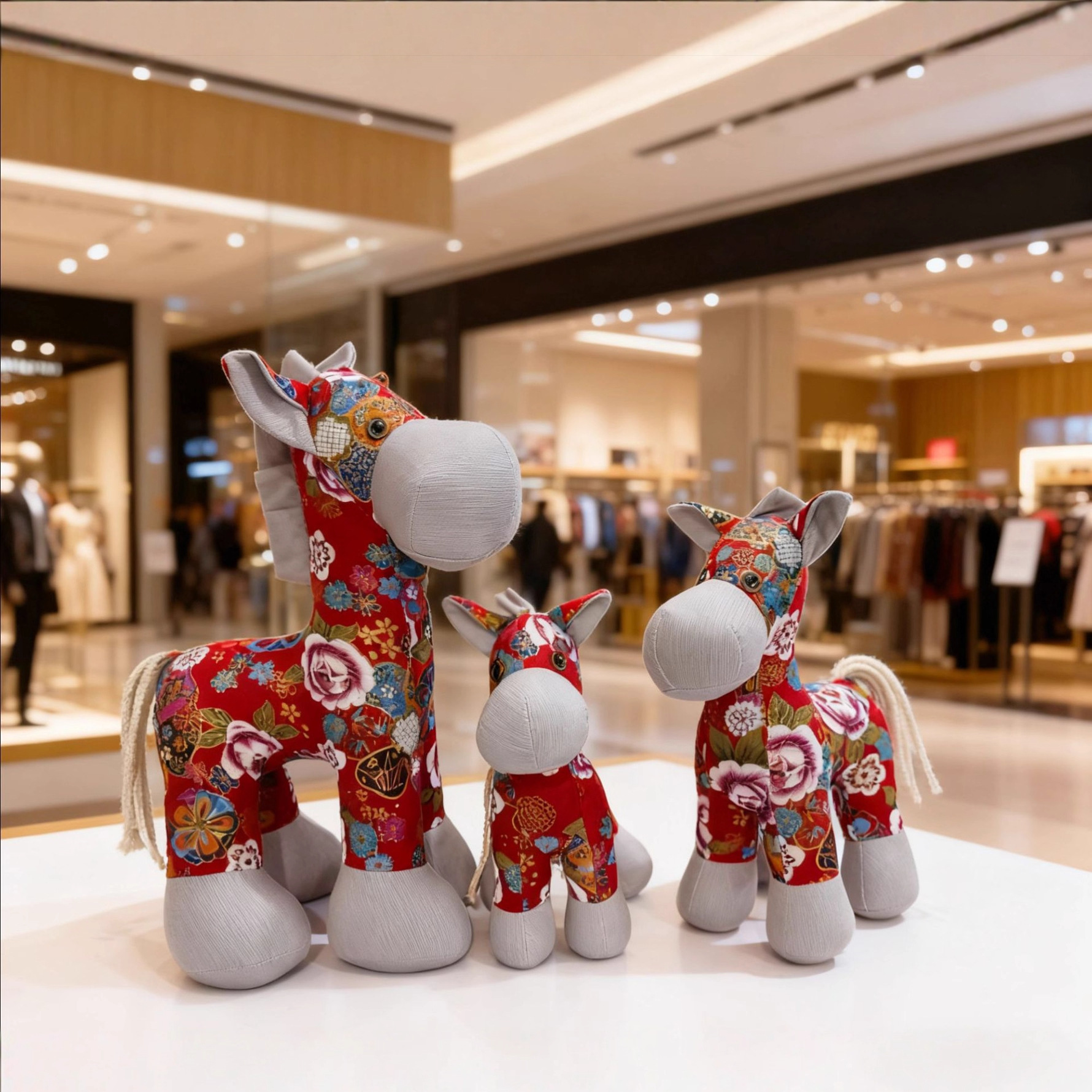 Wholesale Children's Plush Toys Cotton Dolls New Year Horse Dolls Birthday Gifts Large Horse Cartoon Dolls