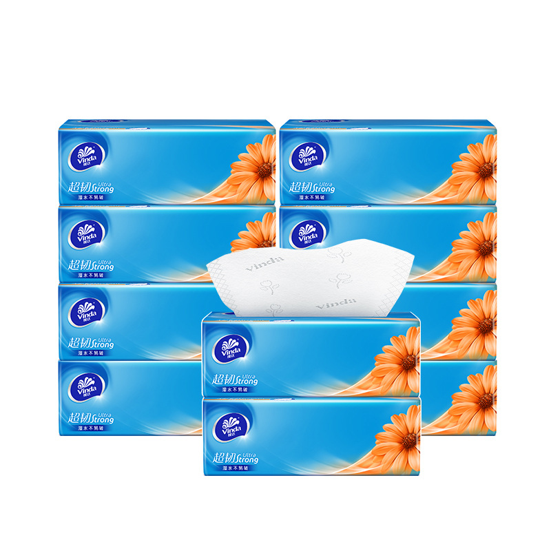 Vida Exfoliating Paper Super Tough Facial Tissue Soft Tissue Household Toilet Paper Toilet Paper Wipe Wet Water Not Easy to Break Soft Surface Exfoliating Tissue