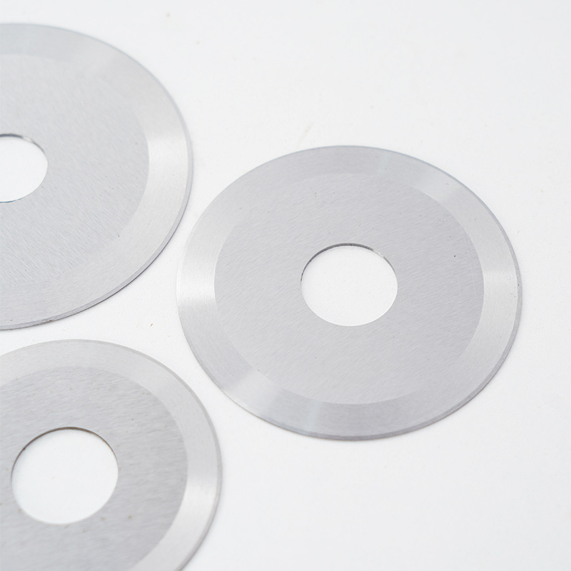 Sharp and Wear-Resistant Flat Round Cutting Blade Non-Woven Film Tape Multi-Material Cutting Round Knife Manufacturer Batch Processing