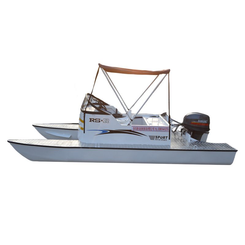 Magnesium aluminum alloy coach boat referee boat catamaran water sports catamaran dragon boat referee boat