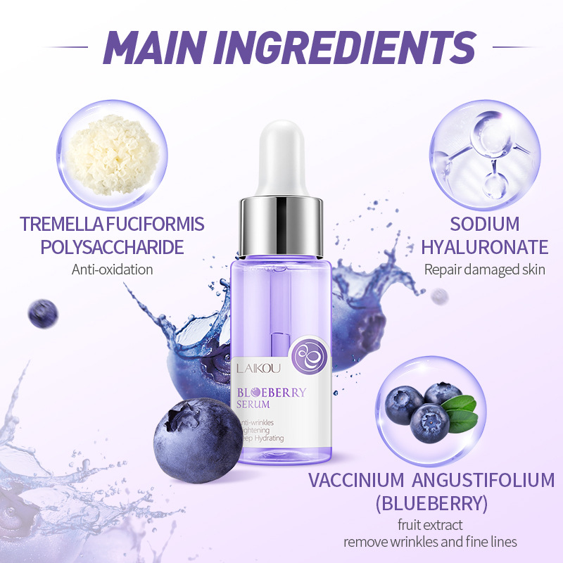 Lecco Blueberry Essence 17ml Facial Moisturizing Moisturizing Skin Care Products Cross-border Supply Skin Care Products Manufacturers