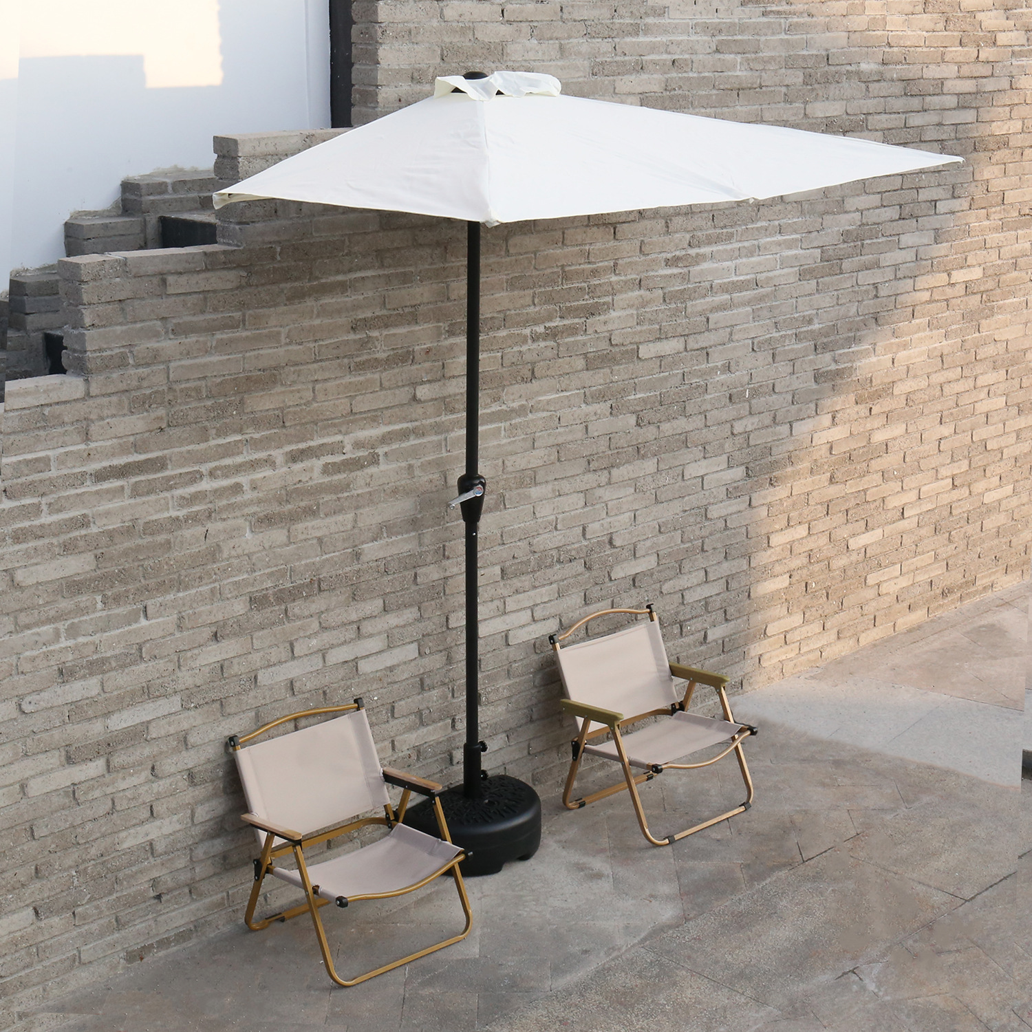 Уличный полузонтик, прямоугольный балконный сад, подъемный уличный навес