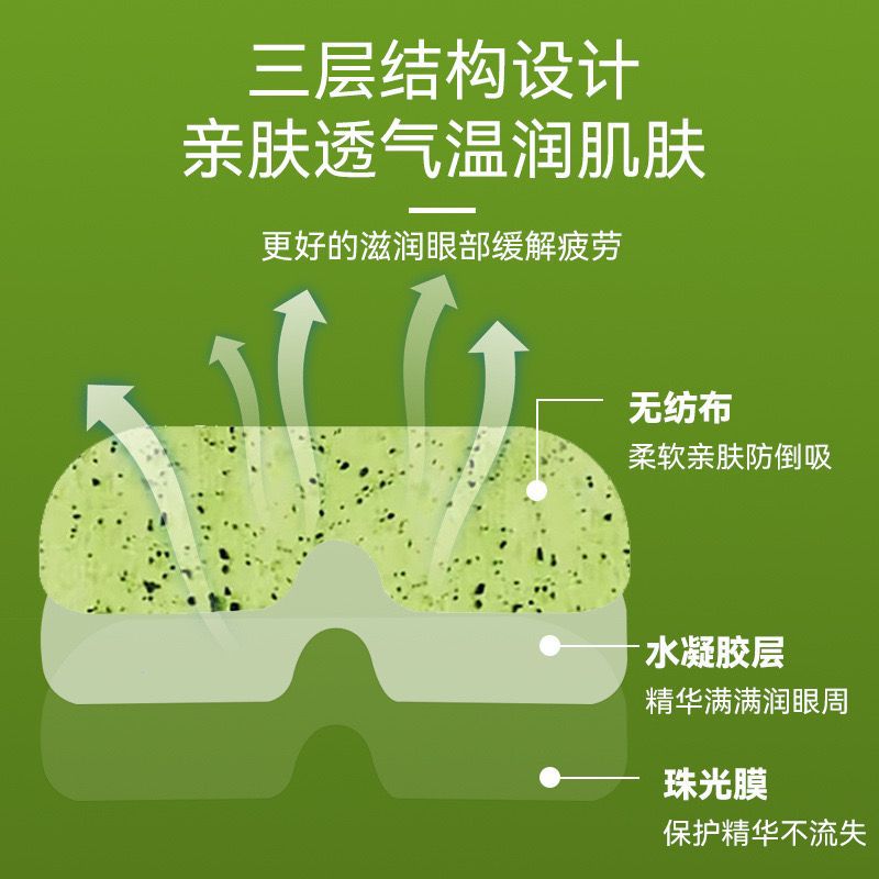 Visible Lutein Ice Eye Mask to Relieve Eye Fatigue, Summer Special Hydrogel Eye Care Eye Mask