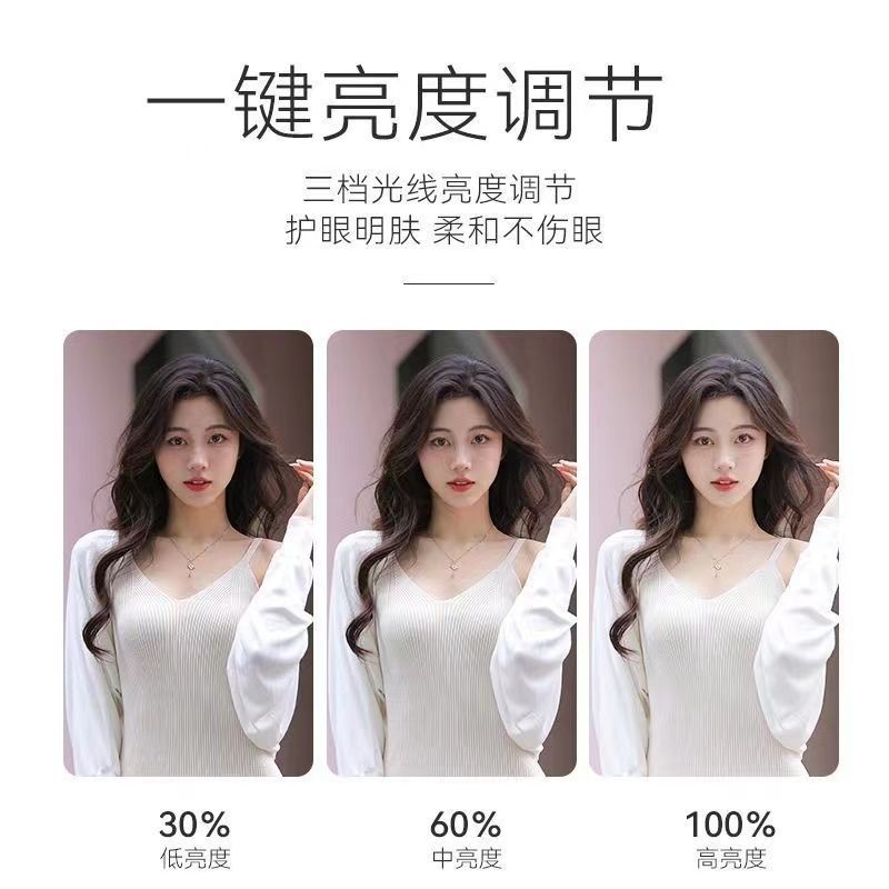 RK12 Photo Selfie Lamp Portable Mobile Phone Supplementary Light ringlight Pocket Desktop Beauty Ring Lighting Lamp