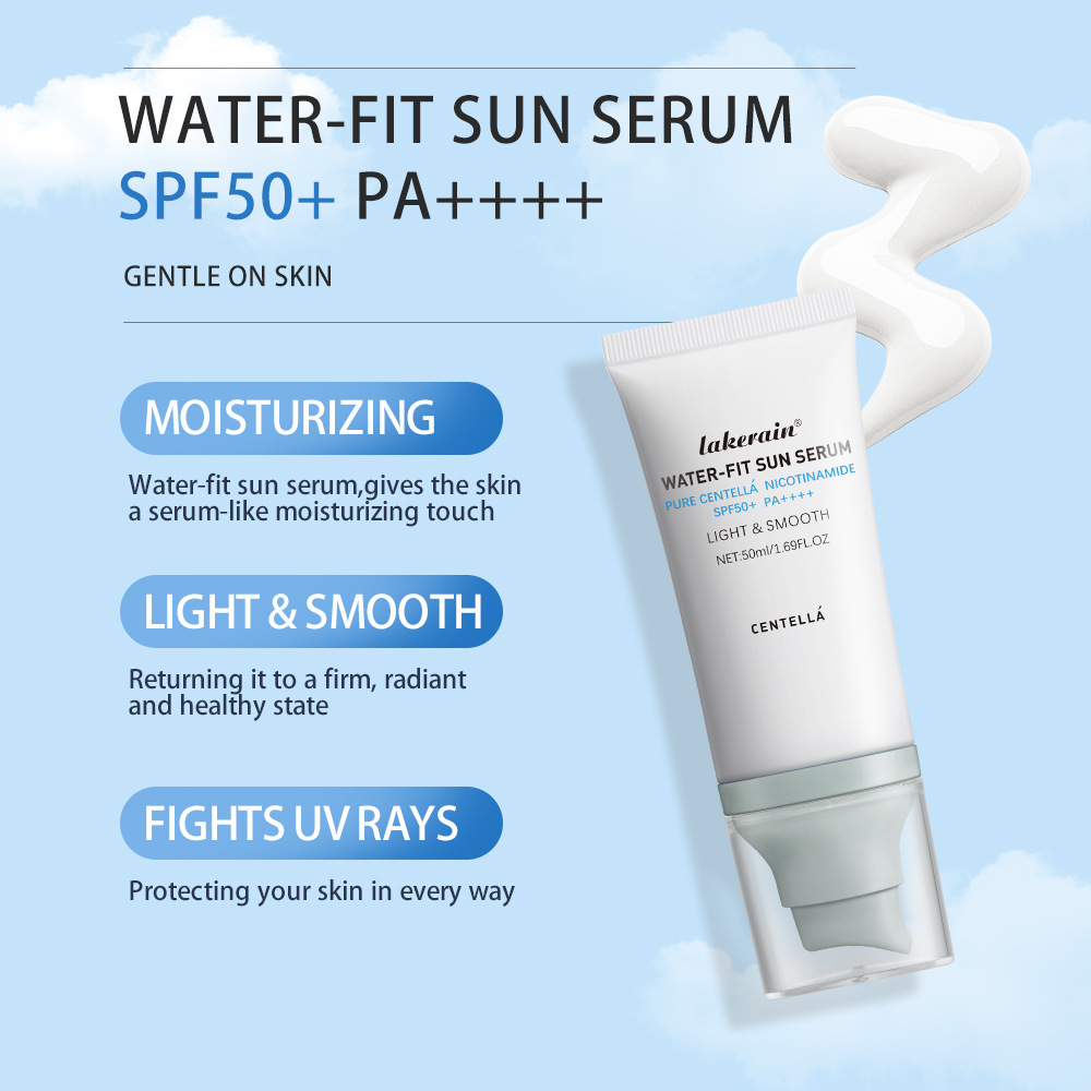 Cross-Border Lakerain Refreshing Protective Cream Centella Asiatica Herbal Protective Moisturizing Light Essence Cream