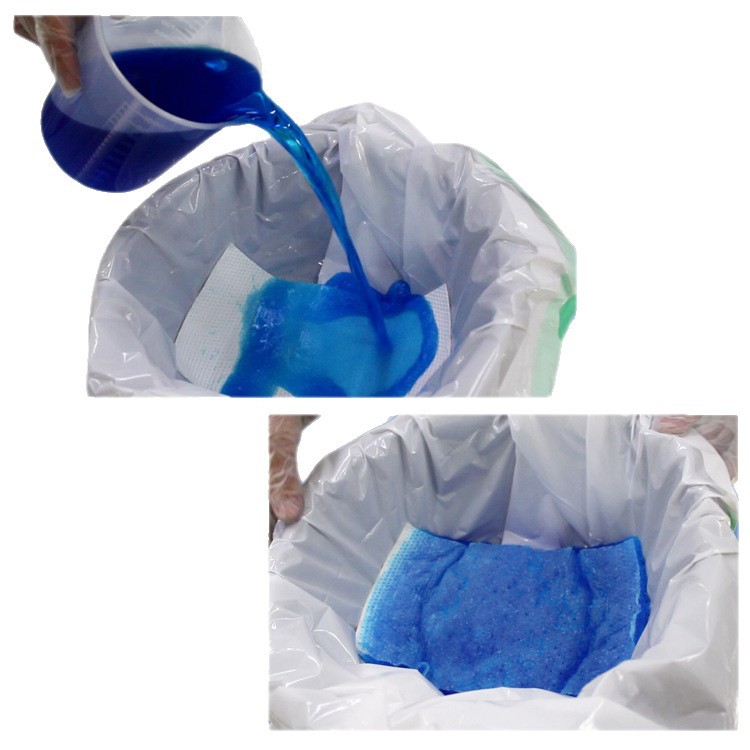 Urine Bag Absorbent Cotton Sheet Quickly Solidifies and Absorbs Odor Toilet Absorbent Pad Paper Cleaning Garbage Bag Absorbent Pad