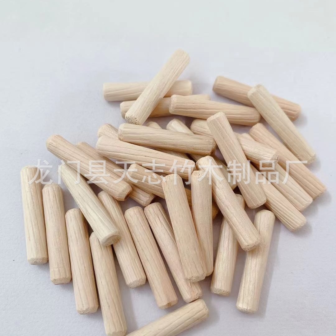 Factory spot connector eucalyptus, lotus, beech, straight grain, oblique, various specifications, round wood, stub, bolt, nail, stick