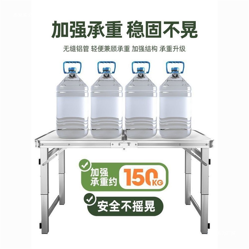 Folding Table for Outdoor Portable Stall, Night Market Stall, Work Table and Chairs