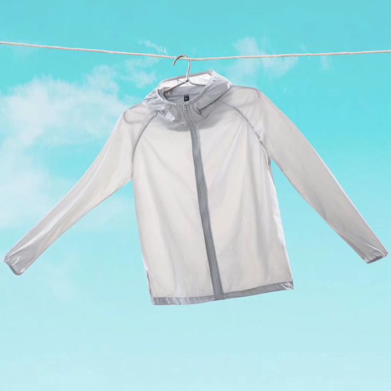 2022 New Style Sunscreen Clothing Printed LOGO Women's Long Sleeve Ice Silk Summer Thin Shirt Cycling Sunscreen Clothing UV Protection for Men