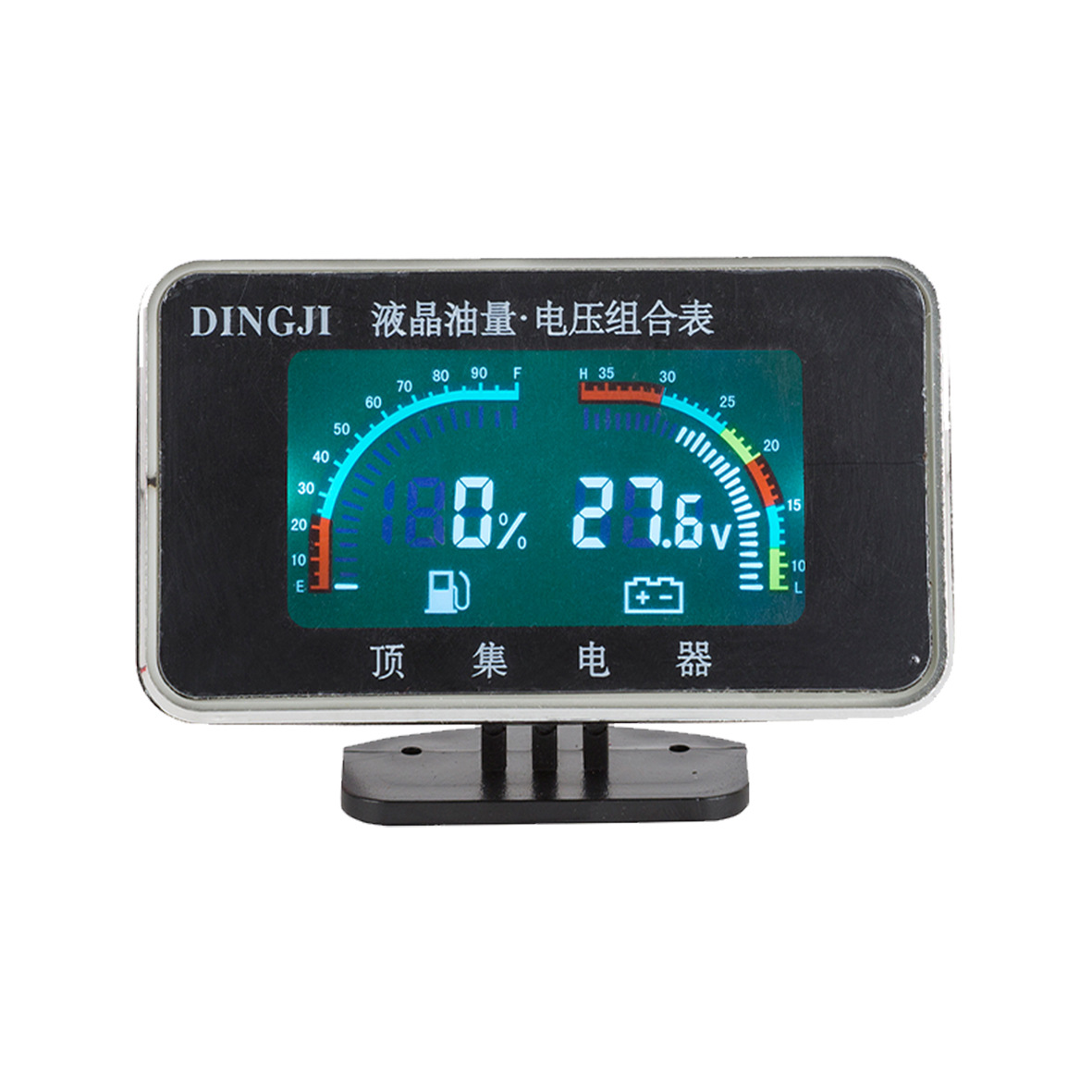 Lcd Voltage Oil Level Car Truck Agricultural Vehicle Fuel Lcd Oil Level Combination Meter Two-In-One