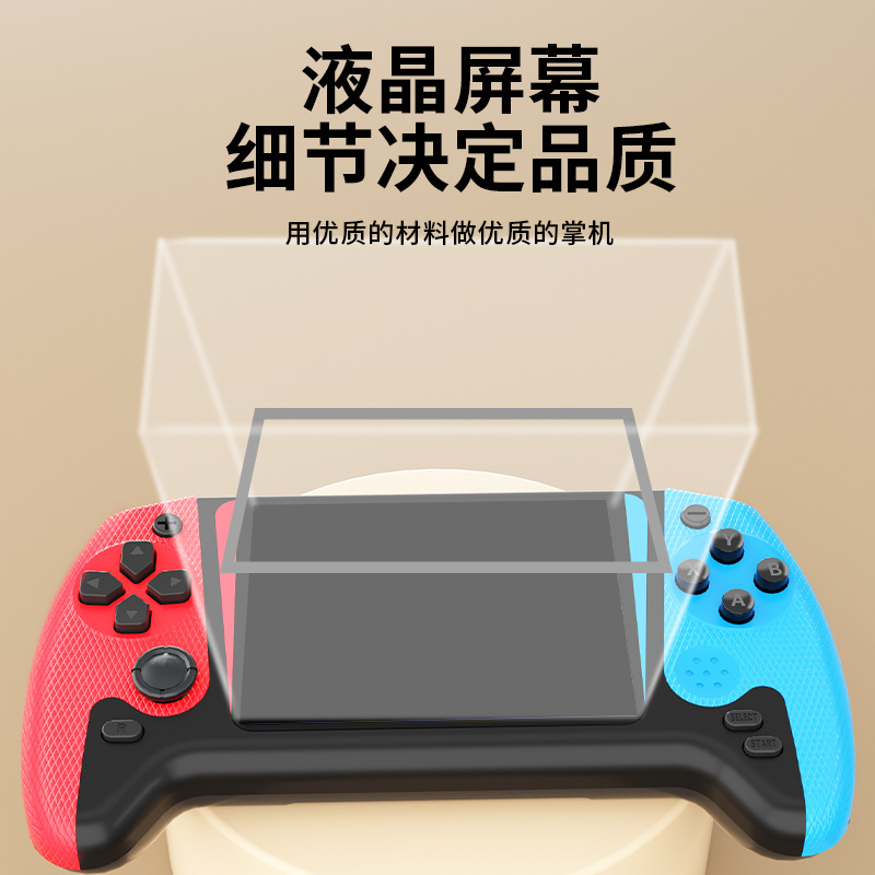 Popular Handheld Game Console, Dual Joystick, 500 High-Definition Large-Screen Arcade Classic Nostalgic Retro Portable Handheld Console