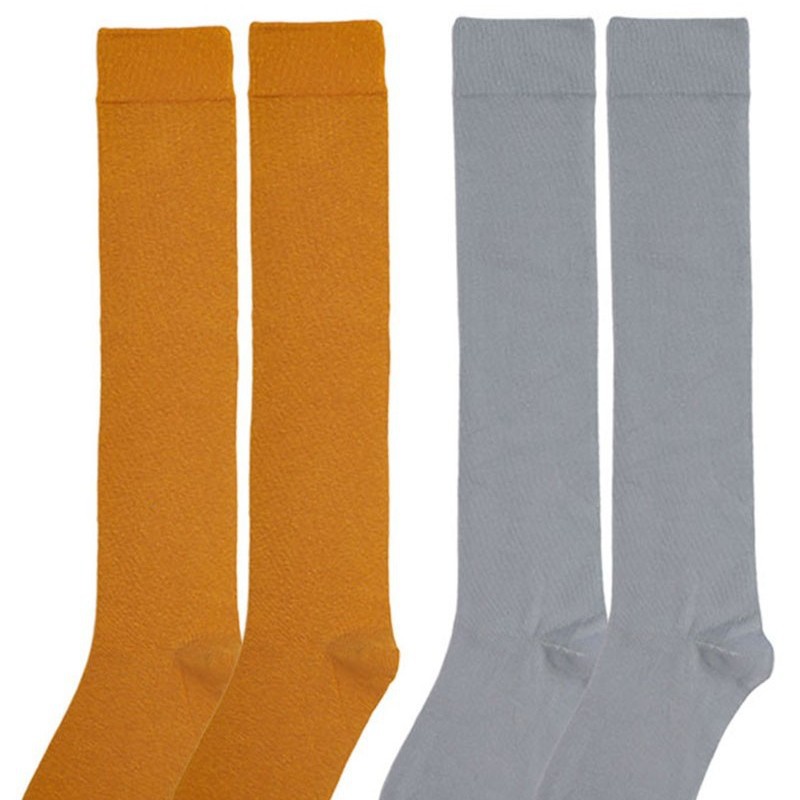 Монашеские носки без леггинсов, длинные, желтые, хлопковые, серые, большие, высокие, эластичные, 9053