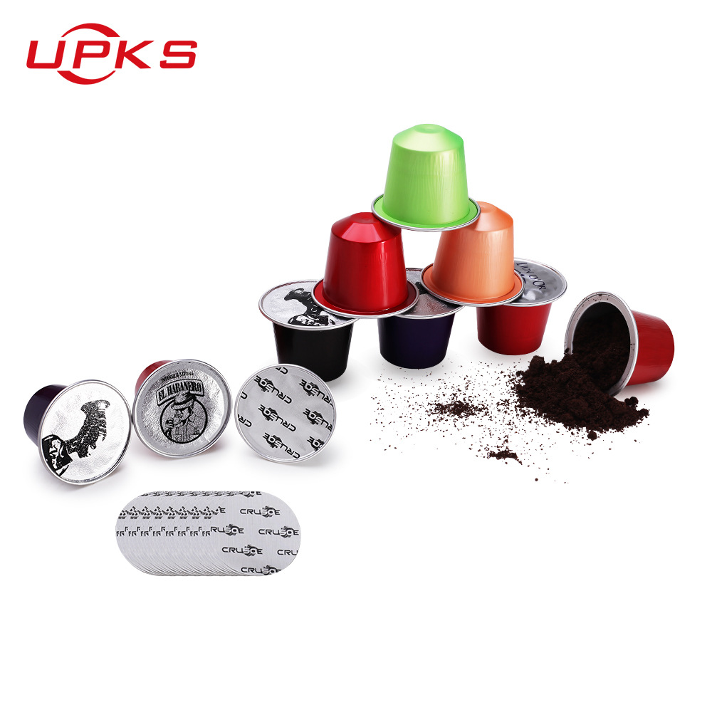 Factory Wholesale Food Grade Coffee Capsules Guohong Aluminum Foil for Nespresso Coffee Machine