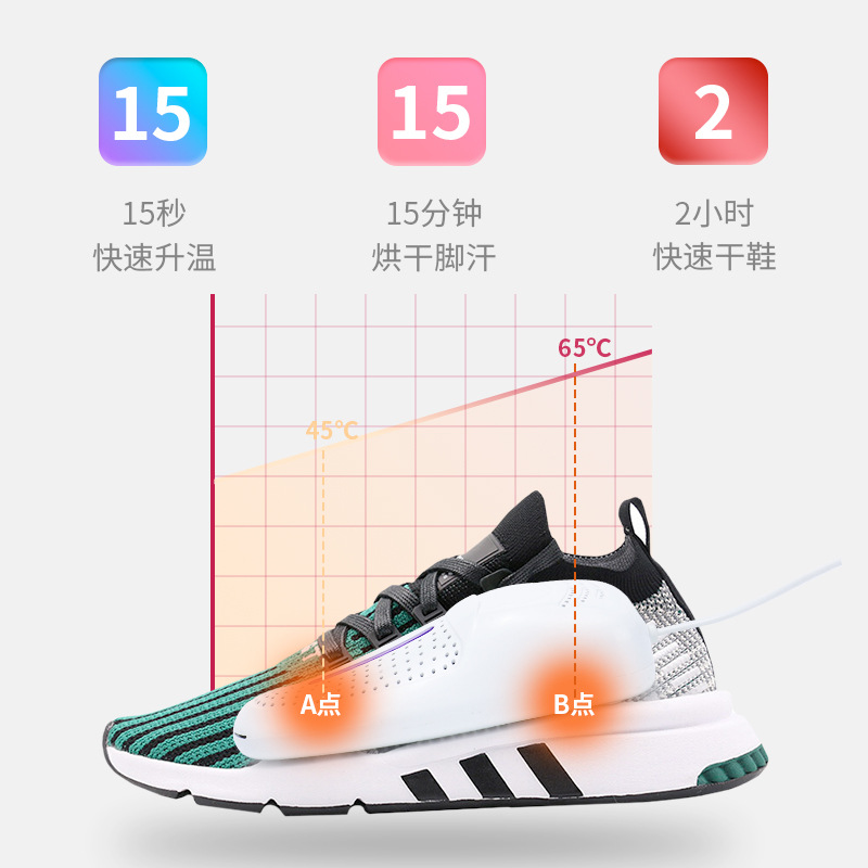 Shoe dryer intelligent constant temperature sterilization deodorant ozone adult children's shoe dryer home