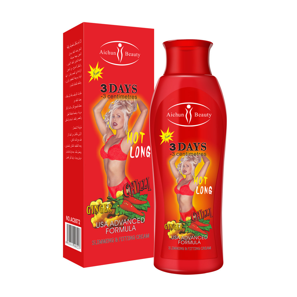 Cross-Border Aichun Body Shaping Cream Red Pepper Heating Shaping Slimming Manufacturer Wholesale Slimming Cream