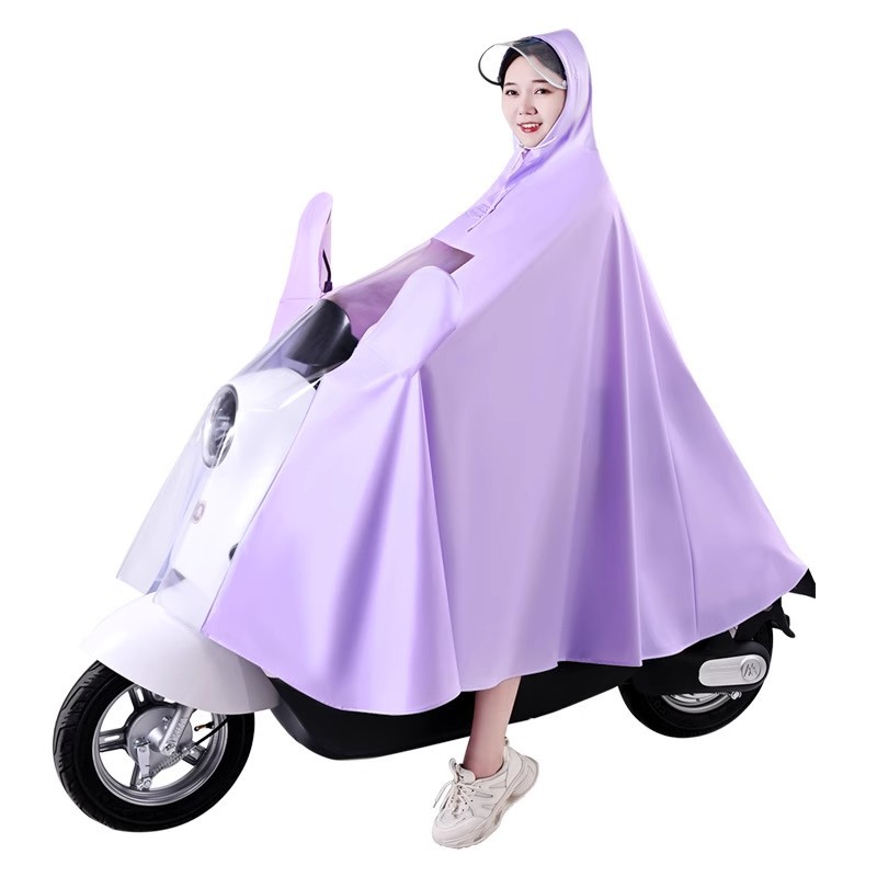 Electric Car Raincoat Long Full Body Rainproof Thickeneded and Enlarged Men's and Women's Adult Motorcycle Battery Car Special Poncho