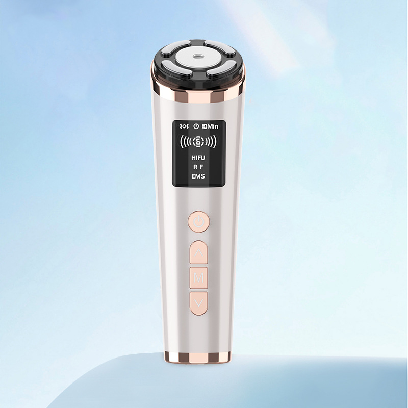 New Beauty Instrument for Home Use Ems Microcurrent Facial Lifting and Rejuvenation Instrument Vibration Massage Introduction Instrument Anti-Aging
