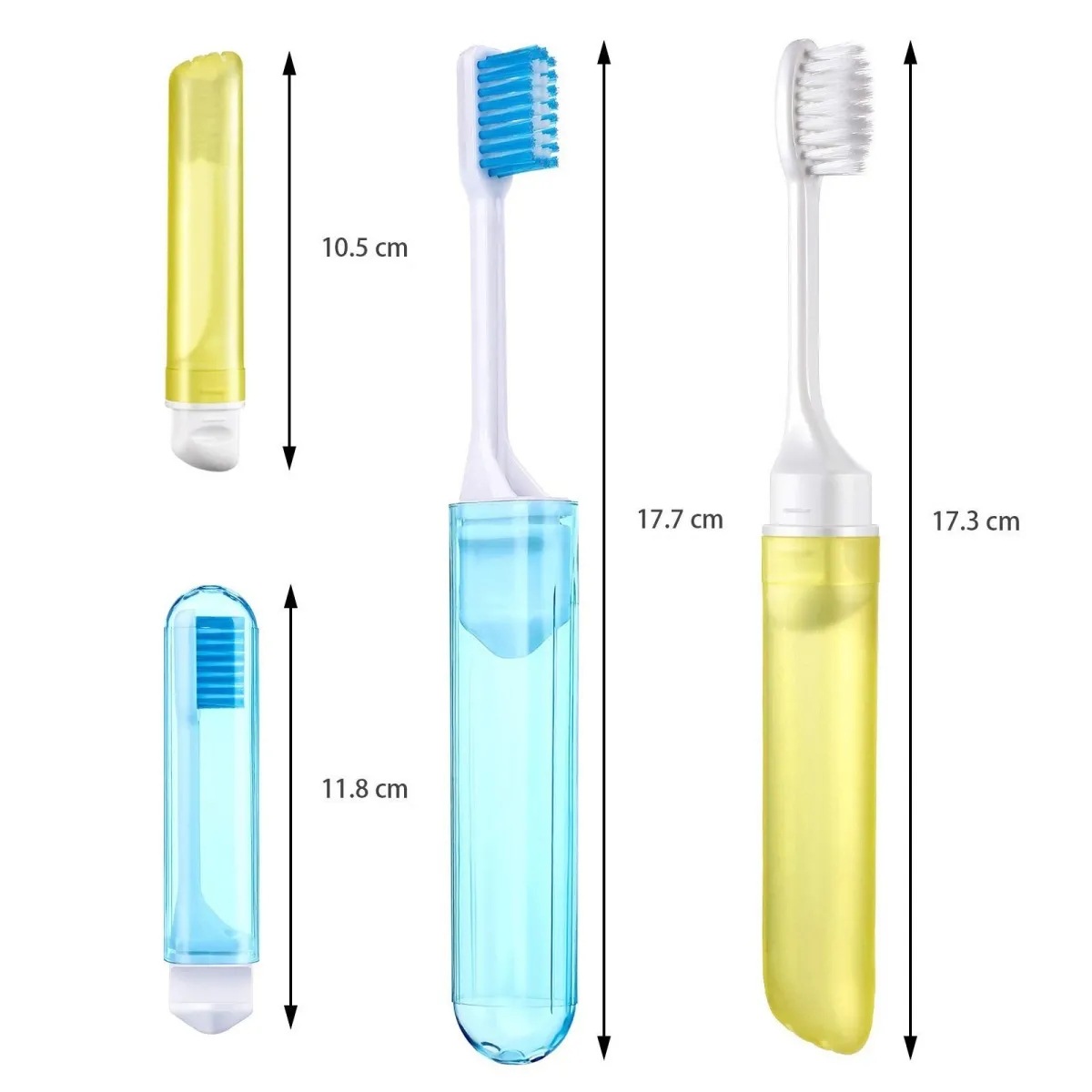 Independent Multi-color Folding Soft Hair Adult Toothbrush Small Head Portable Travel Toothbrush Multifunctional Travel Toothbrush
