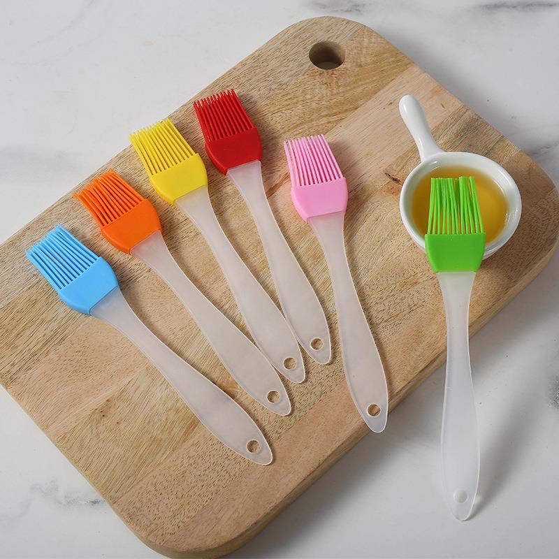Zibo barbecue factory high temperature resistant kitchen silicone brush oil brush food barbecue brush baking seasonings brush trumpet