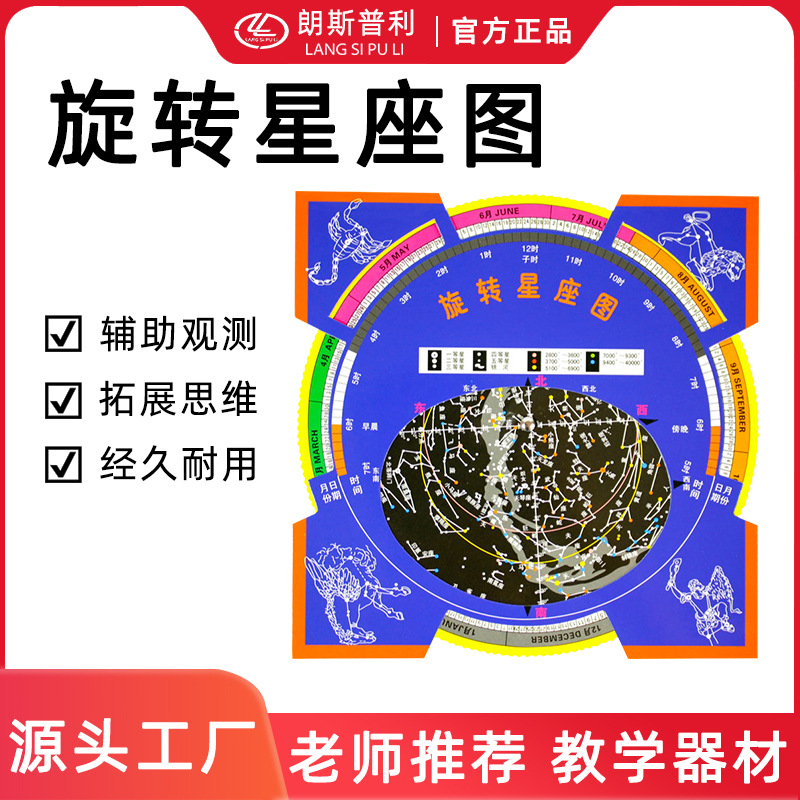 Обертовий зоряний картограф, активна зоряна карта, телескоп, астрономічне навчання, спостереження за сузір'ями