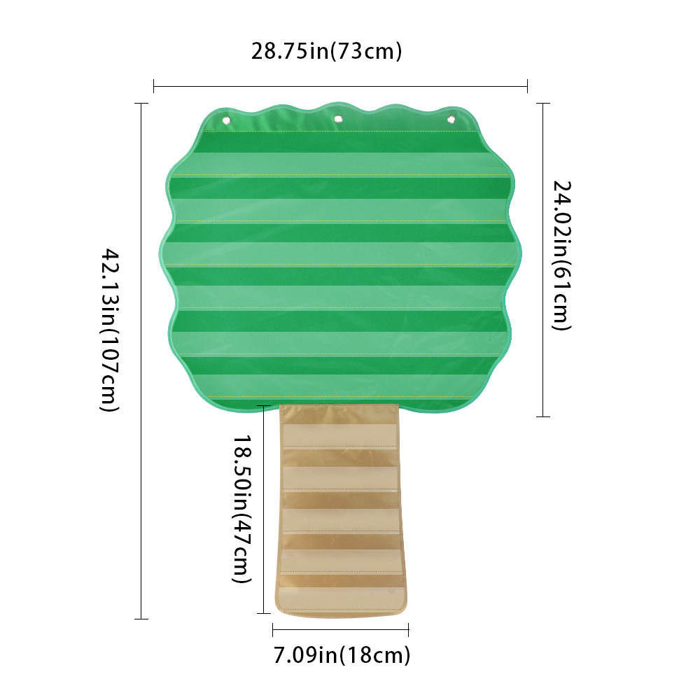 Ready-Made Perfect Visual Attendance Table Sentence Construction Event Sorting Word Identification Tree-Shaped Classroom Card Bag